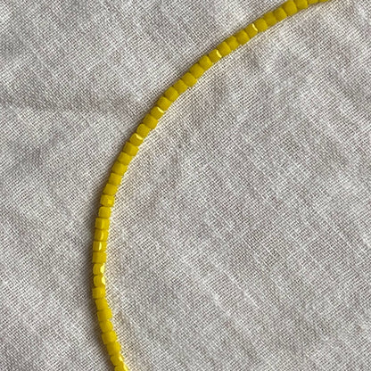 Lemon Zest Square Necklace